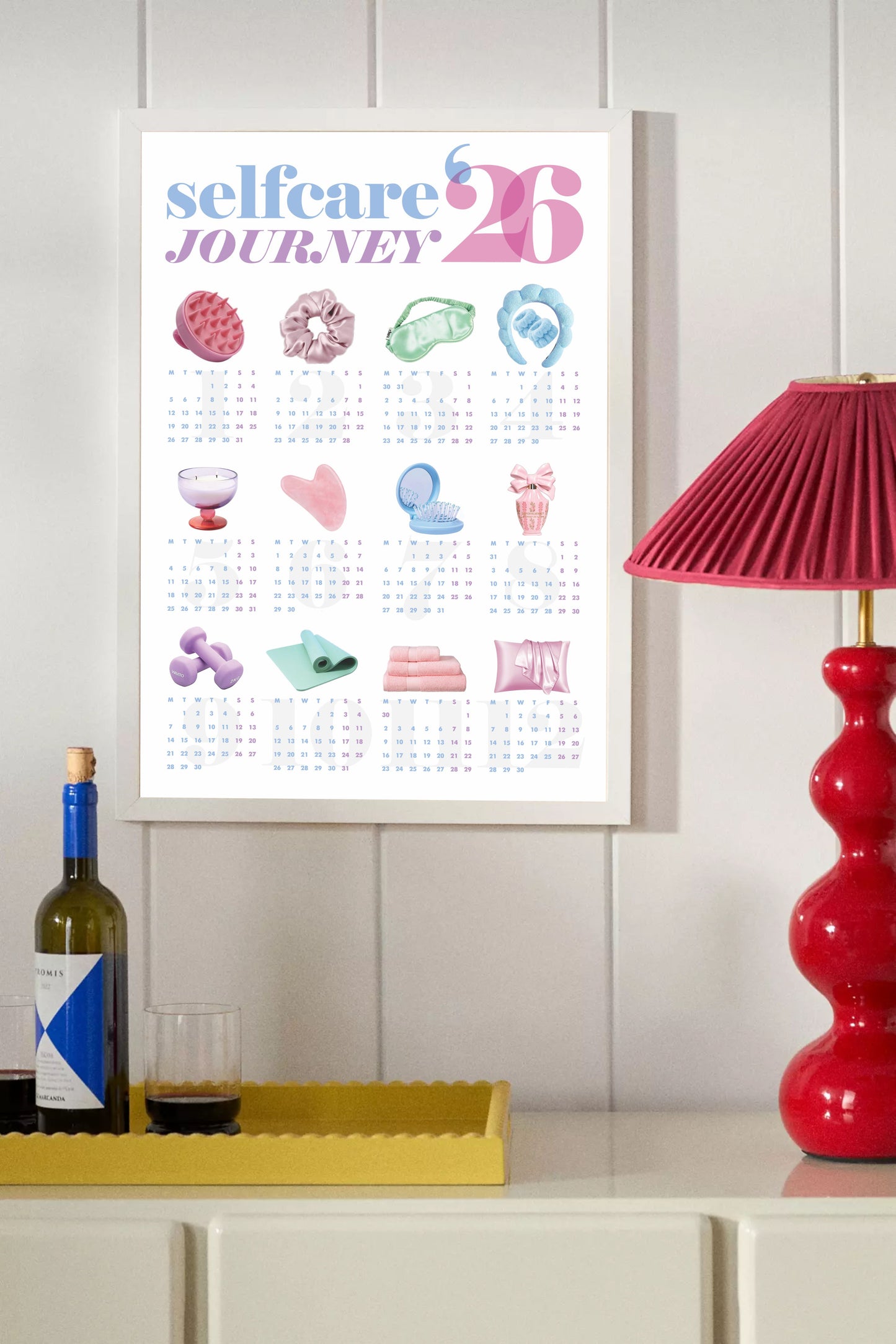 Selfcare Year 2026 - Digital Calendar