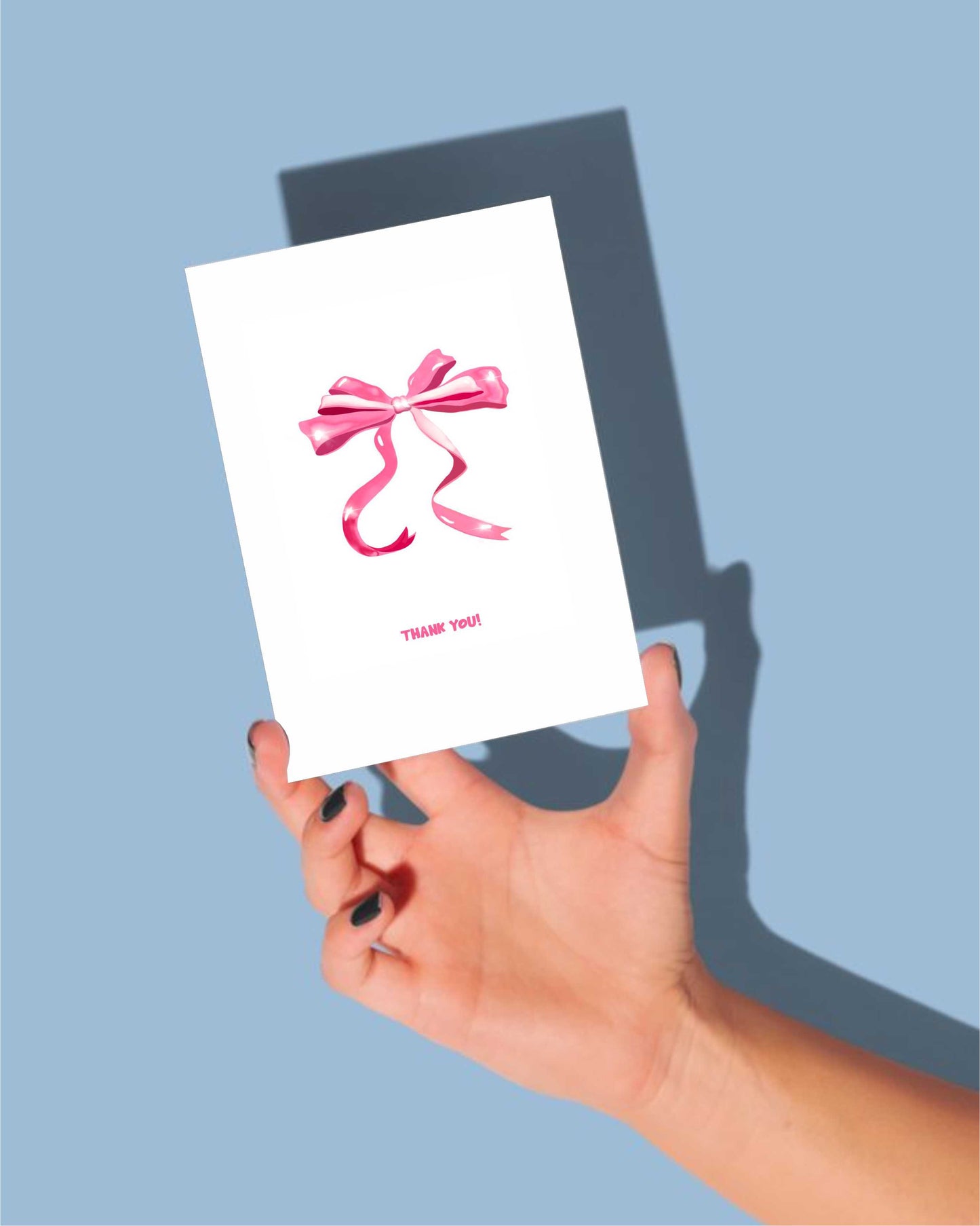 “Thank You” Greeting Card (Printable Digital Download)