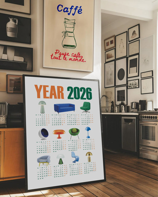Year 2026 Interior Digital Calendar