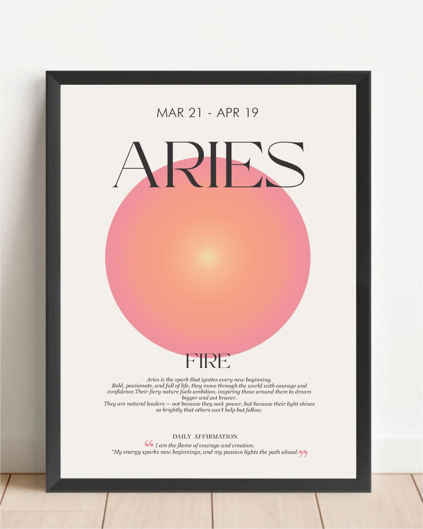 Zodiac Sign Poster (Digital Download)