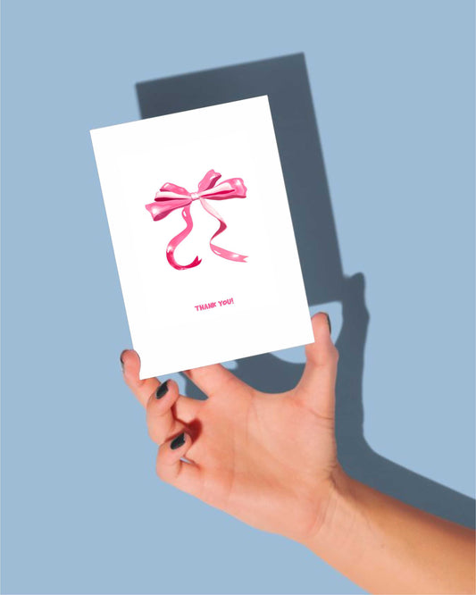 “Thank You” Greeting Card (Printable Digital Download)