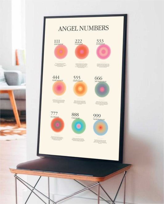 ‘Angel Numbers’ монгол хэлээр /биет бүтээгдэхүүн/