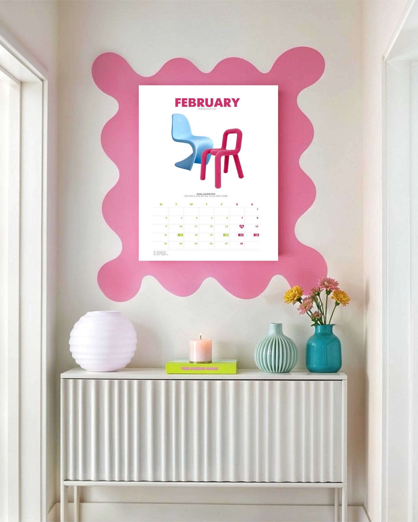 Colorful Comfort 2026 - Glow edition DIGITAL calendar
